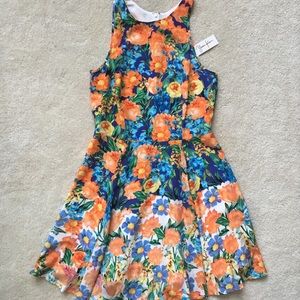 Floral racerback dress